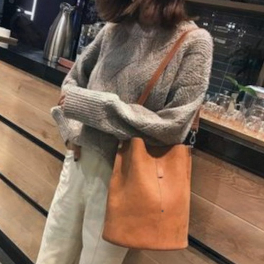 New Bag, Messenger Shoulder Bag Brown 215